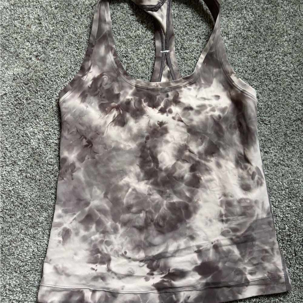 Lululemon Size 4 Tie-Dye Racerback Tank Top